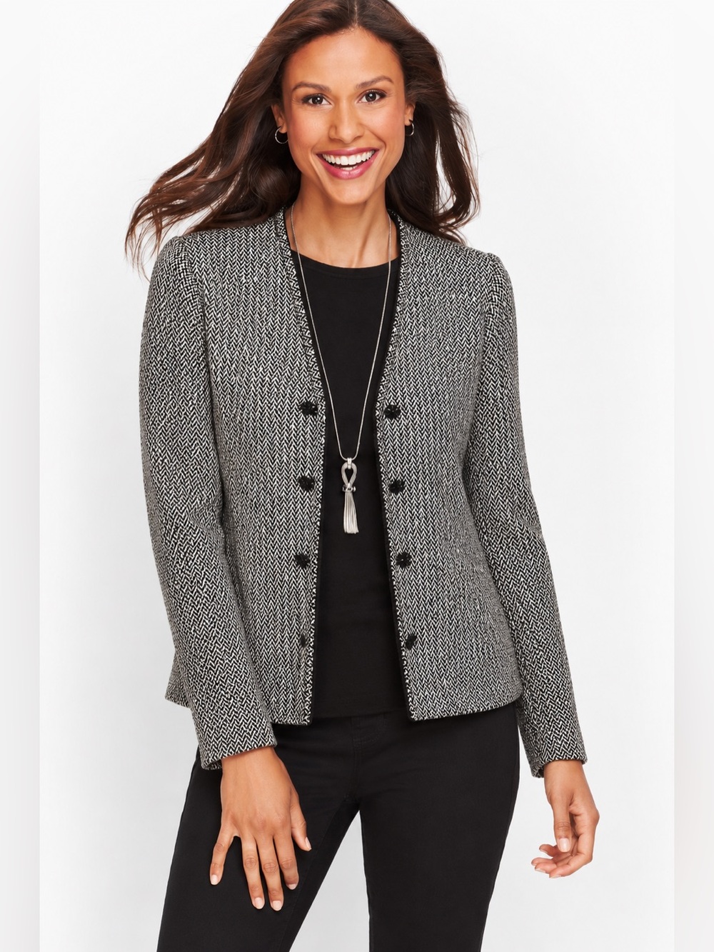 St. John Evening Wool Blend Jacket Size 2
